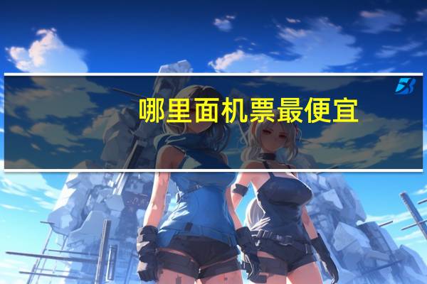 哪里面机票最便宜