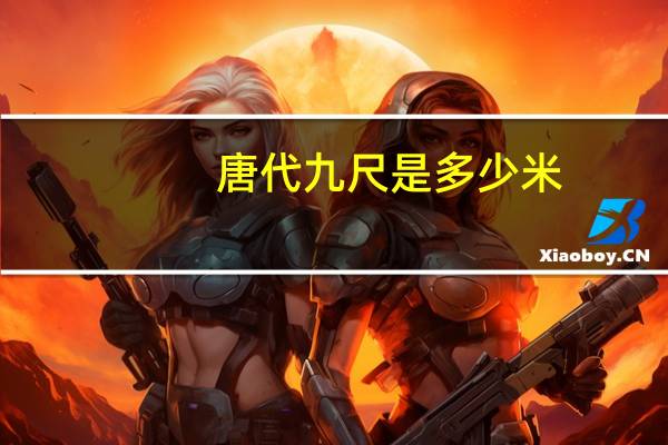 唐代九尺是多少米