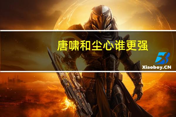唐啸和尘心谁更强