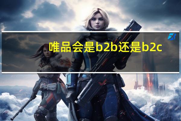 唯品会是b2b还是b2c