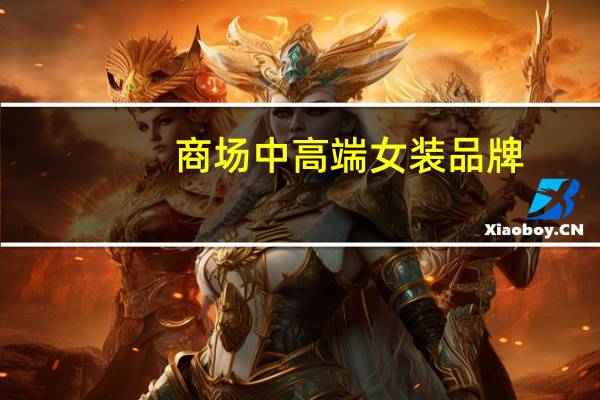 商场中高端女装品牌