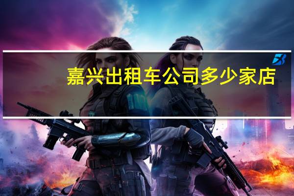 嘉兴出租车公司多少家店