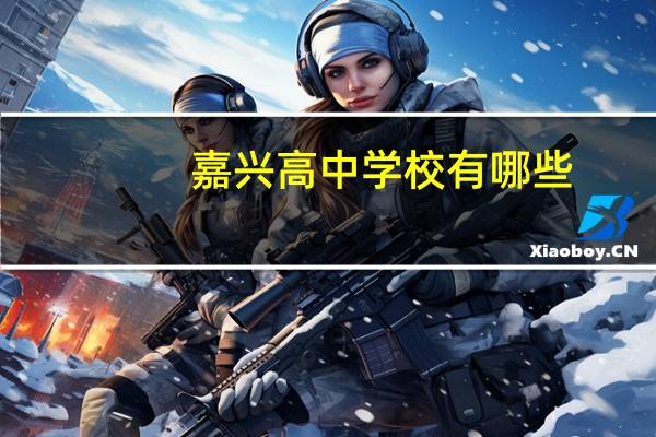 嘉兴高中学校有哪些