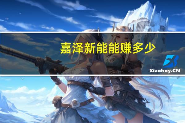 嘉泽新能能赚多少