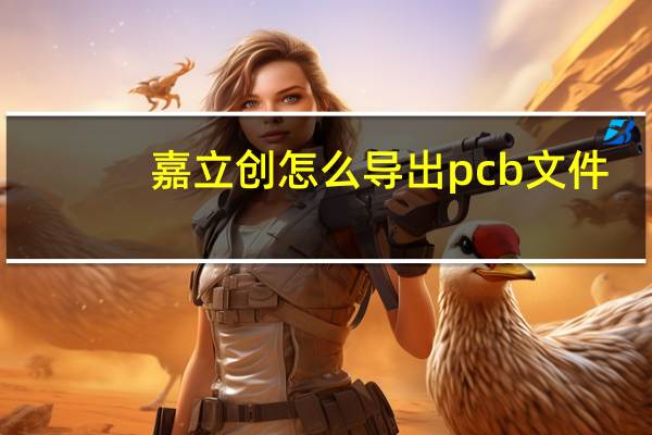 嘉立创怎么导出pcb文件