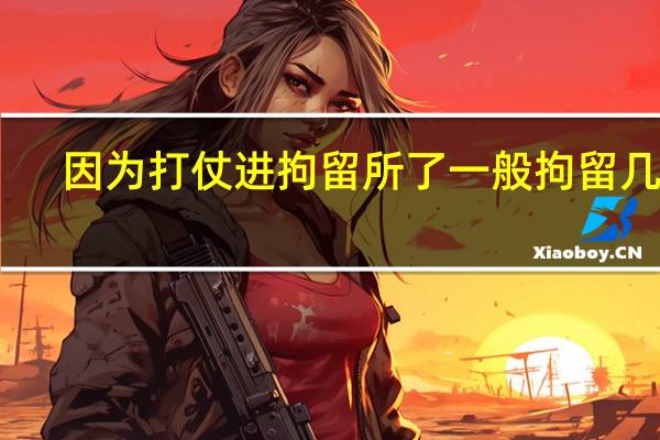 因为打仗进拘留所了一般拘留几天
