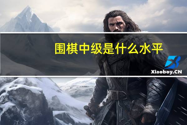 围棋中级是什么水平