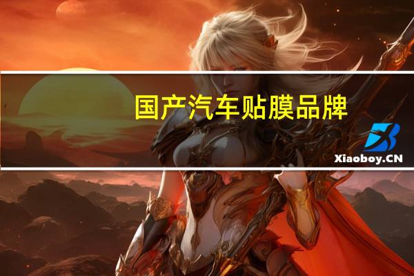 国产汽车贴膜品牌
