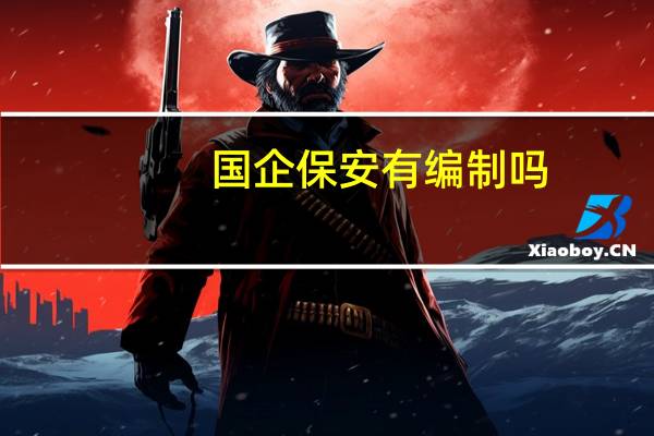 国企保安有编制吗