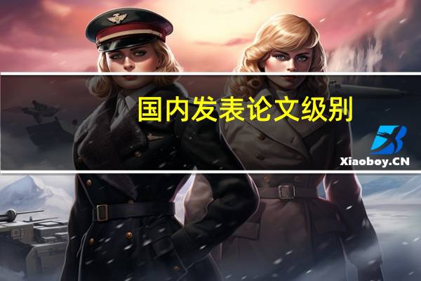 国内发表论文级别