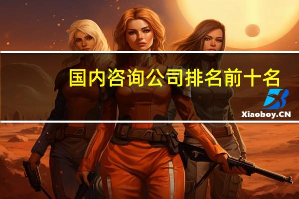 国内咨询公司排名前十名