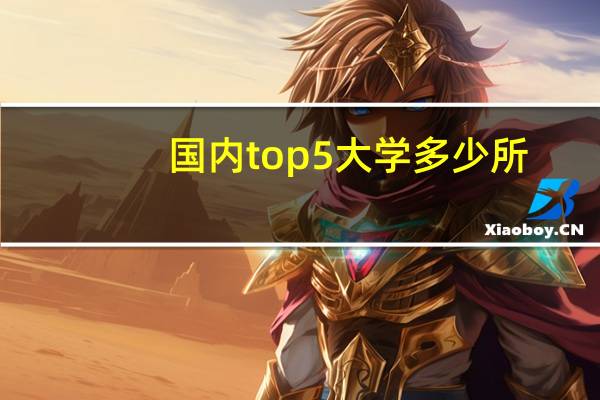 国内top5大学多少所