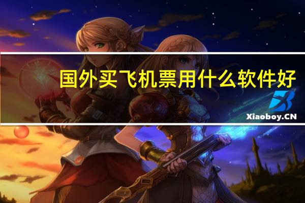 国外买飞机票用什么软件好