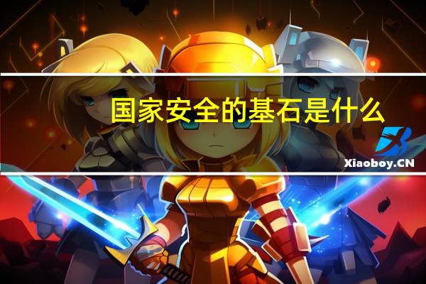 国家安全的基石是什么