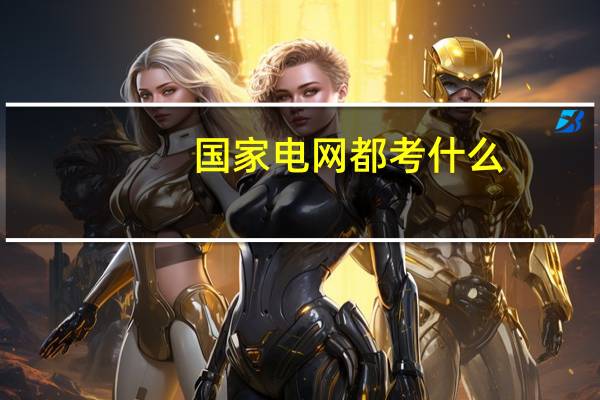 国家电网都考什么