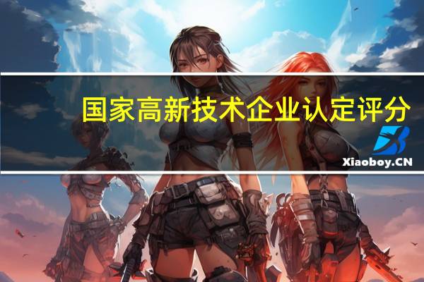 国家高新技术企业认定评分