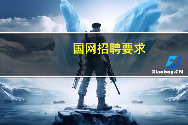 国网招聘要求