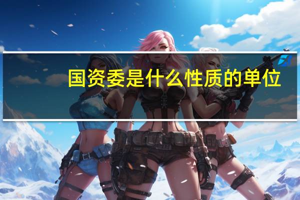 国资委是什么性质的单位