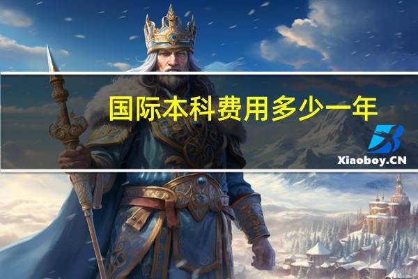 国际本科费用多少一年