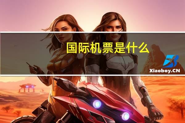 国际机票是什么