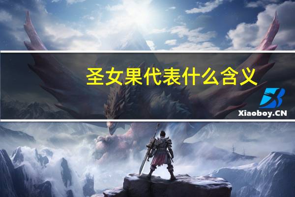 圣女果代表什么含义