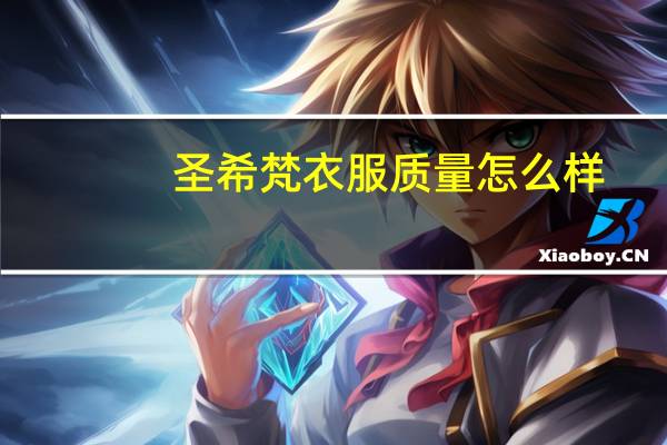 圣希梵衣服质量怎么样