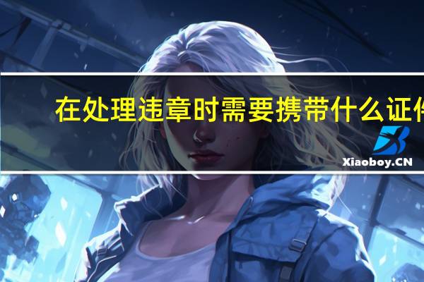 在处理违章时需要携带什么证件