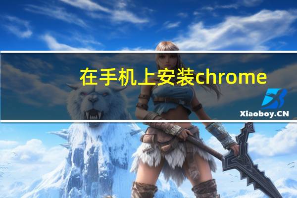 在手机上安装chrome