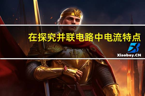 在探究并联电路中电流特点