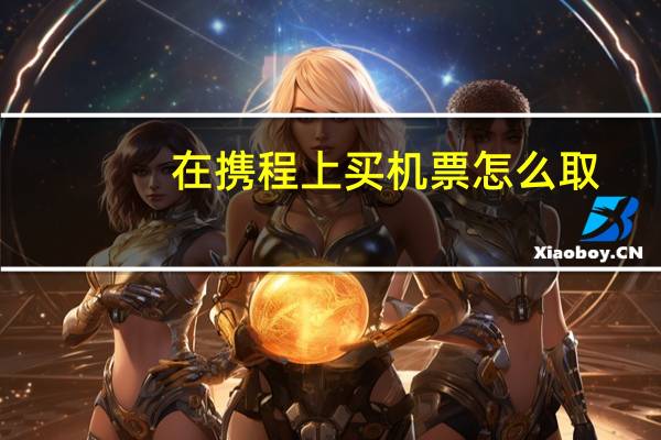 在携程上买机票怎么取