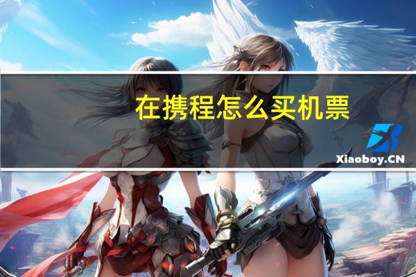 在携程怎么买机票
