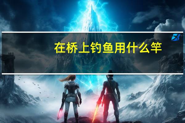 在桥上钓鱼用什么竿