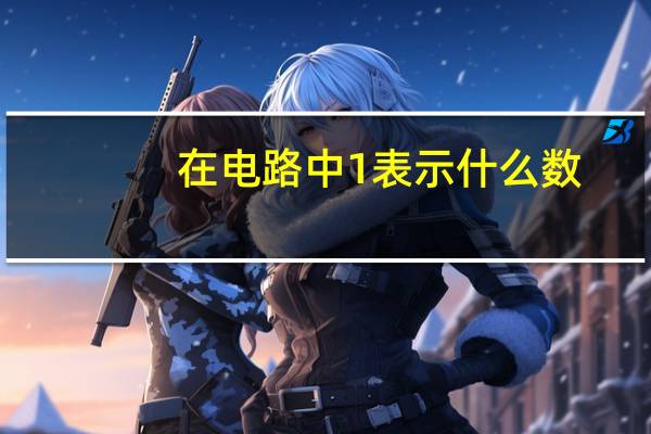 在电路中1表示什么数