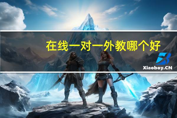 在线一对一外教哪个好