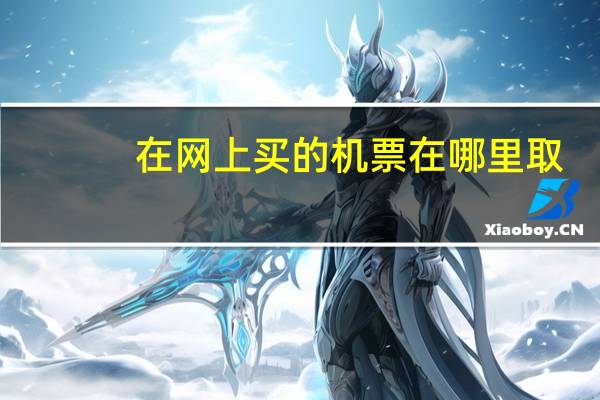 在网上买的机票在哪里取