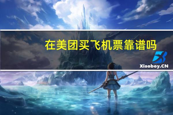在美团买飞机票靠谱吗