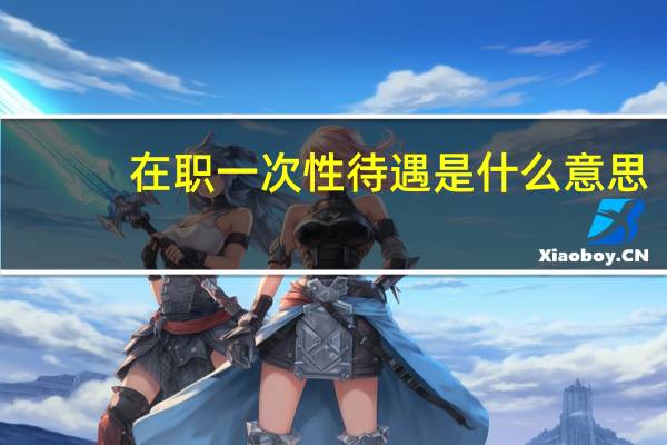 在职一次性待遇是什么意思