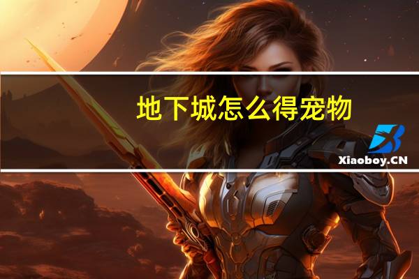 地下城怎么得宠物