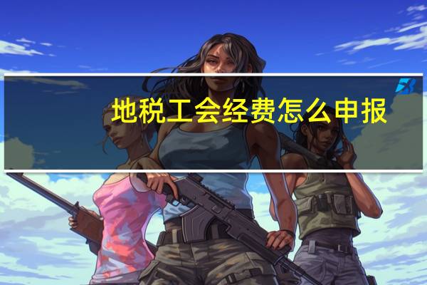 地税工会经费怎么申报