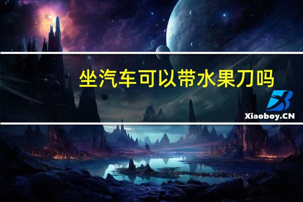 坐汽车可以带水果刀吗
