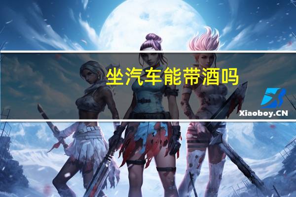 坐汽车能带酒吗