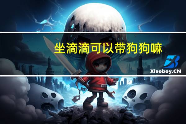 坐滴滴可以带狗狗嘛
