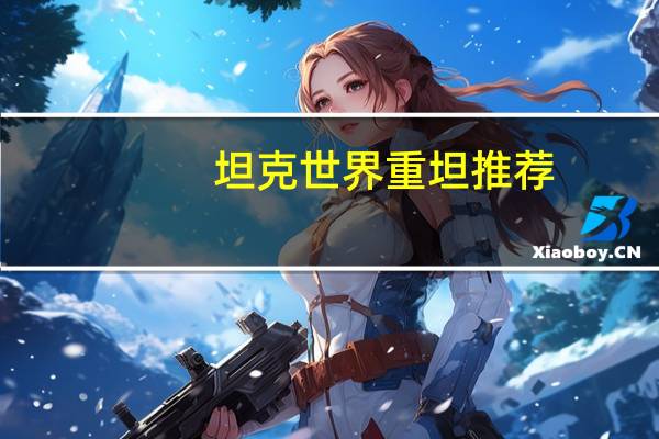 坦克世界重坦推荐