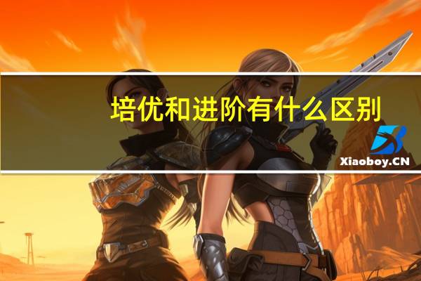 培优和进阶有什么区别