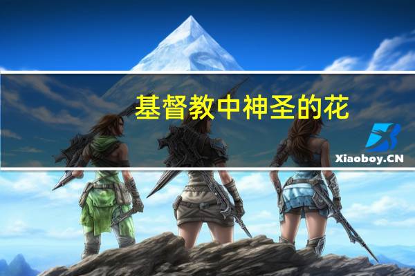基督教中神圣的花
