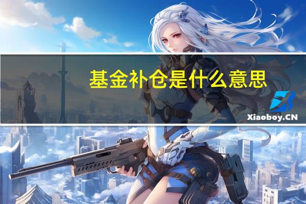 基金补仓是什么意思