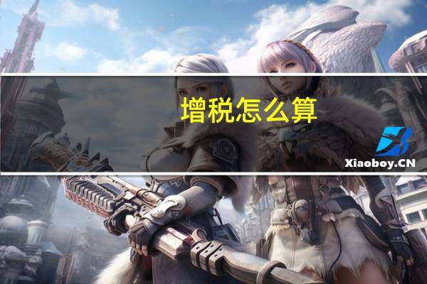 增税怎么算