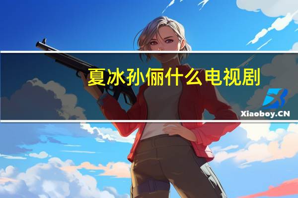 夏冰孙俪什么电视剧
