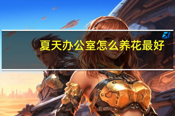 夏天办公室怎么养花最好