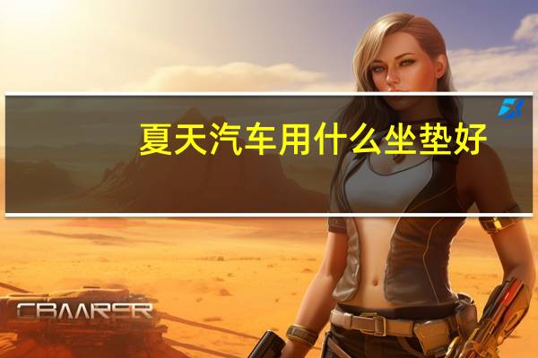 夏天汽车用什么坐垫好